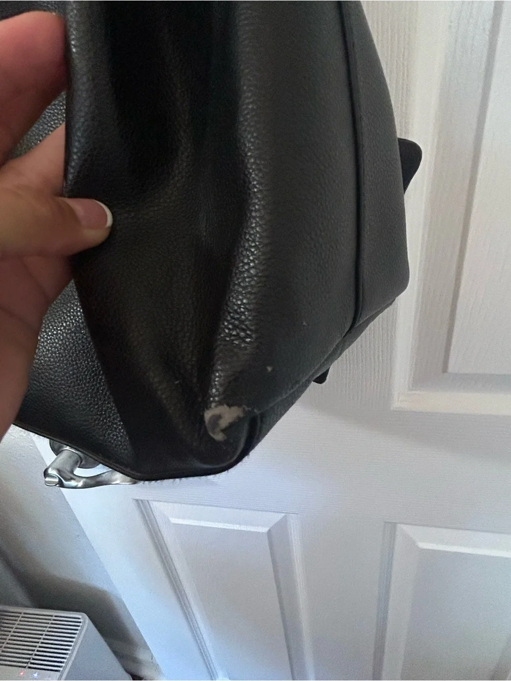 H&M Black Drawstring Bucket Crossbody Bag